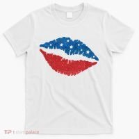 4th Of July Lips Celebration T-Shirt thumb 0