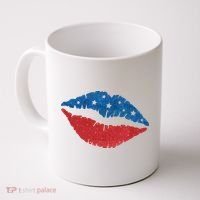 4th Of July Lips Celebration Coffee Mug thumb 0