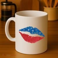 4th Of July Lips Celebration Coffee Mug thumb 4