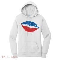 4th Of July Lips Celebration Women's Hoodie thumb 0