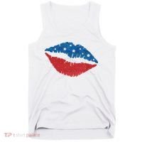 4th Of July Lips Celebration Tank Top thumb 0
