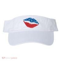 4th Of July Lips Celebration Visor thumb 0