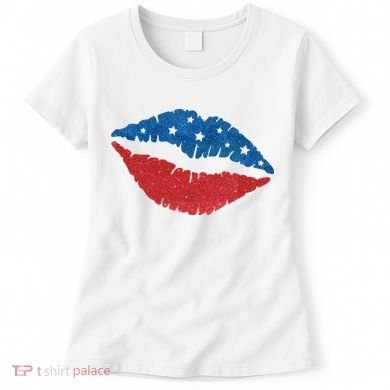 4th Of July Lips Celebration Women's T-Shirt