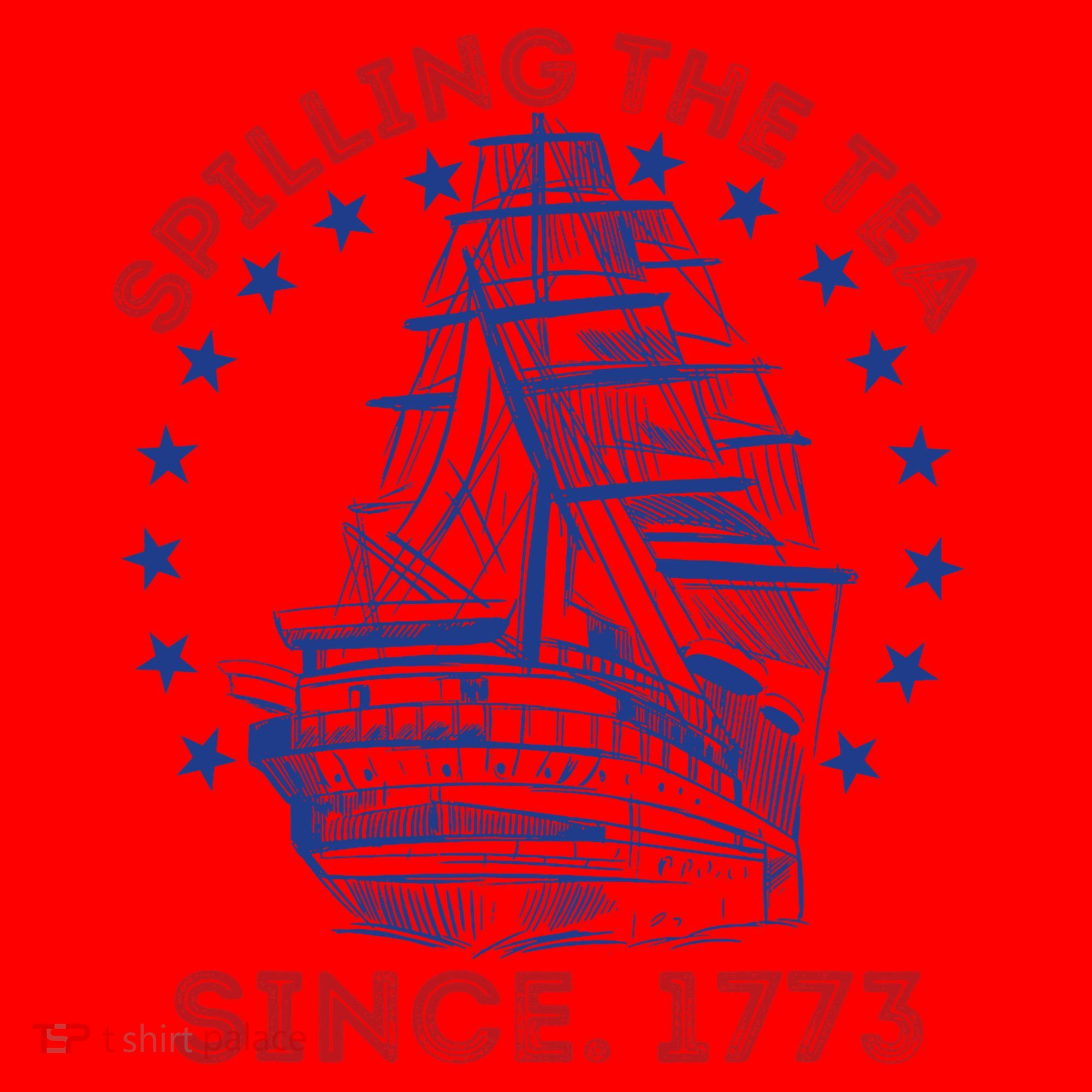 4th Of July Spilling The Tea Since 1773 History Teacher Santa Hat
