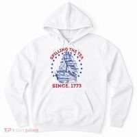 4th Of July Spilling The Tea Since 1773 History Teacher Hoodie thumb 0