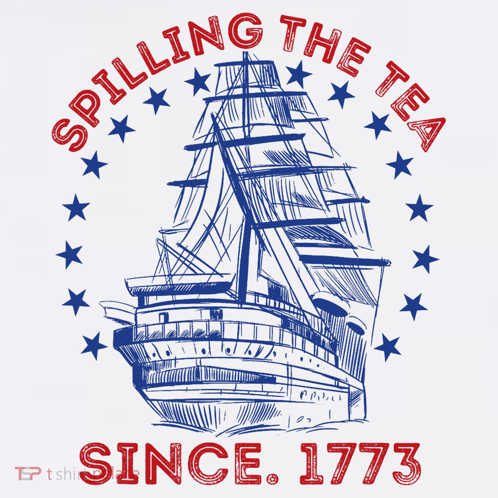 4th Of July Spilling The Tea Since 1773 History Teacher Women's Tank Top