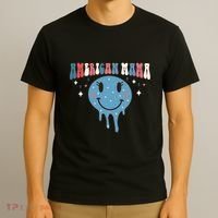 4th Of July Retro Funny America Mama Gift T-Shirt thumb 3