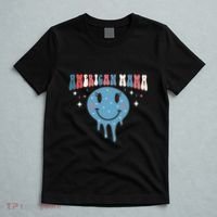 4th Of July Retro Funny America Mama Gift T-Shirt thumb 5