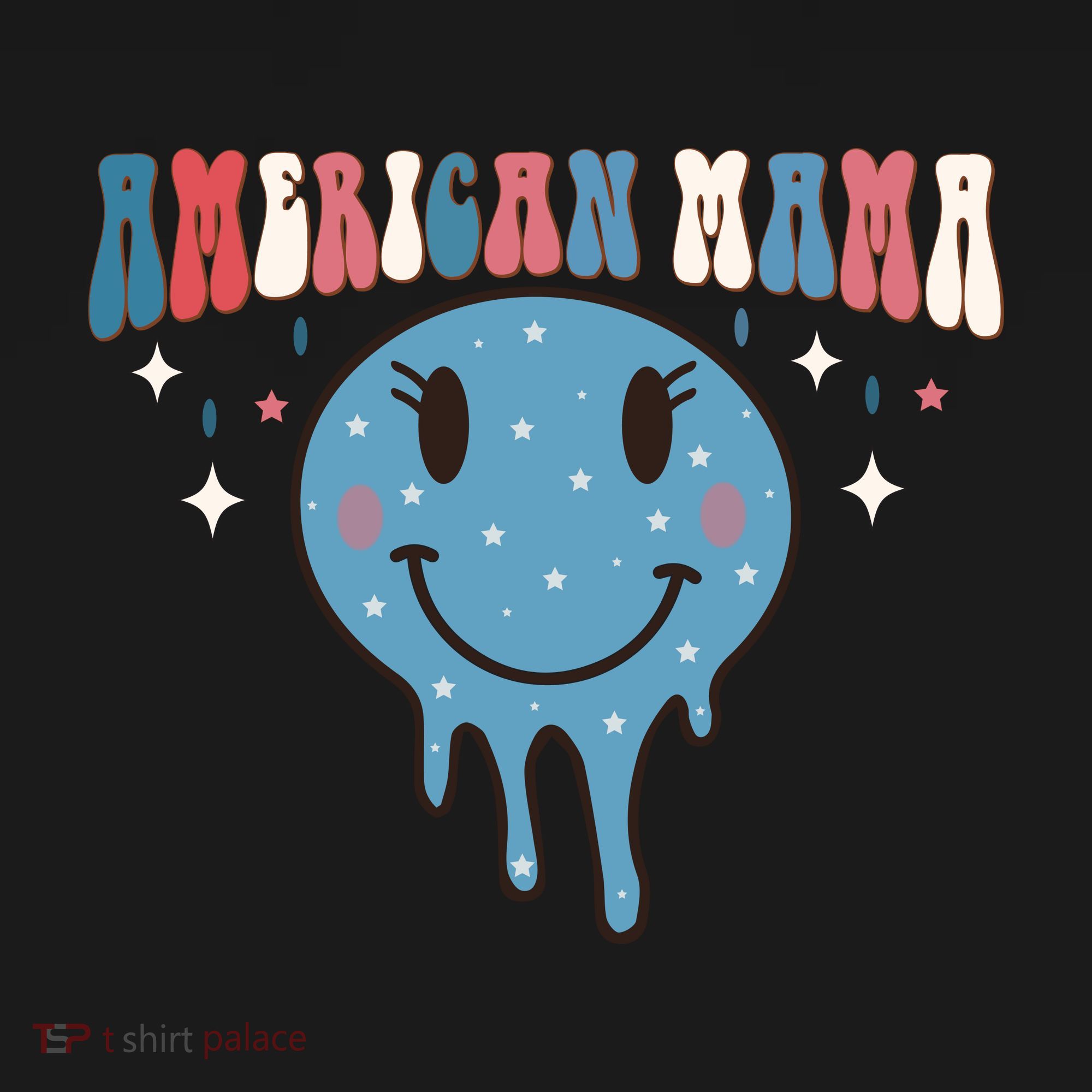 4th Of July Retro Funny America Mama Gift Women's Hoodie