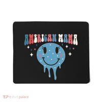 4th Of July Retro Funny America Mama Gift Mousepad thumb 0