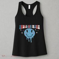 4th Of July Retro Funny America Mama Gift Women's Tank Top thumb 3