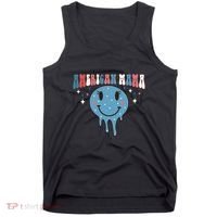 4th Of July Retro Funny America Mama Gift Tank Top thumb 0