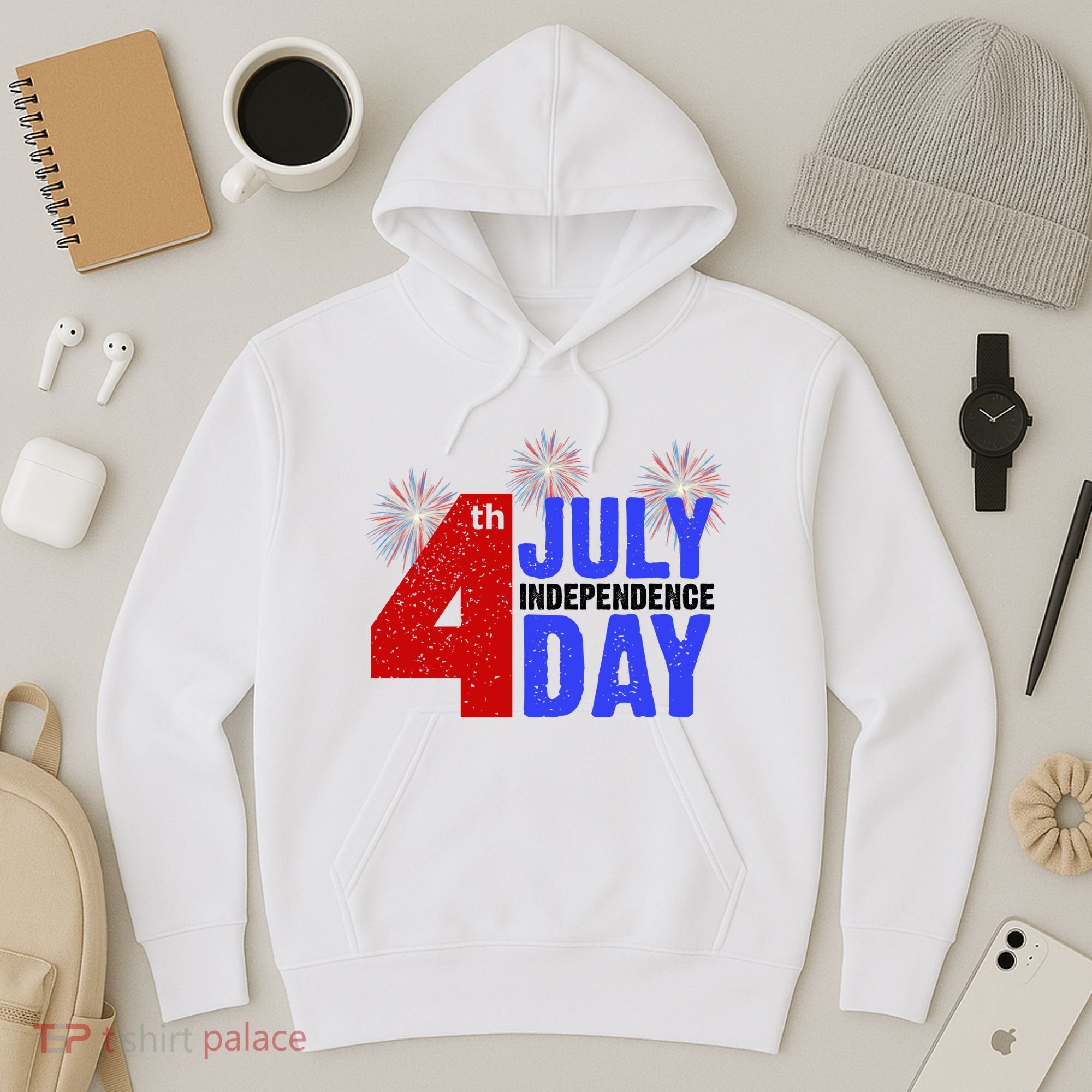4th Of July Independence Day Fireworks Celebration Hoodie