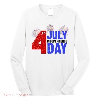 4th Of July Independence Day Fireworks Celebration Long Sleeve Shirt