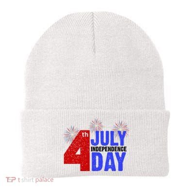 4th Of July Independence Day Fireworks Celebration Beanie