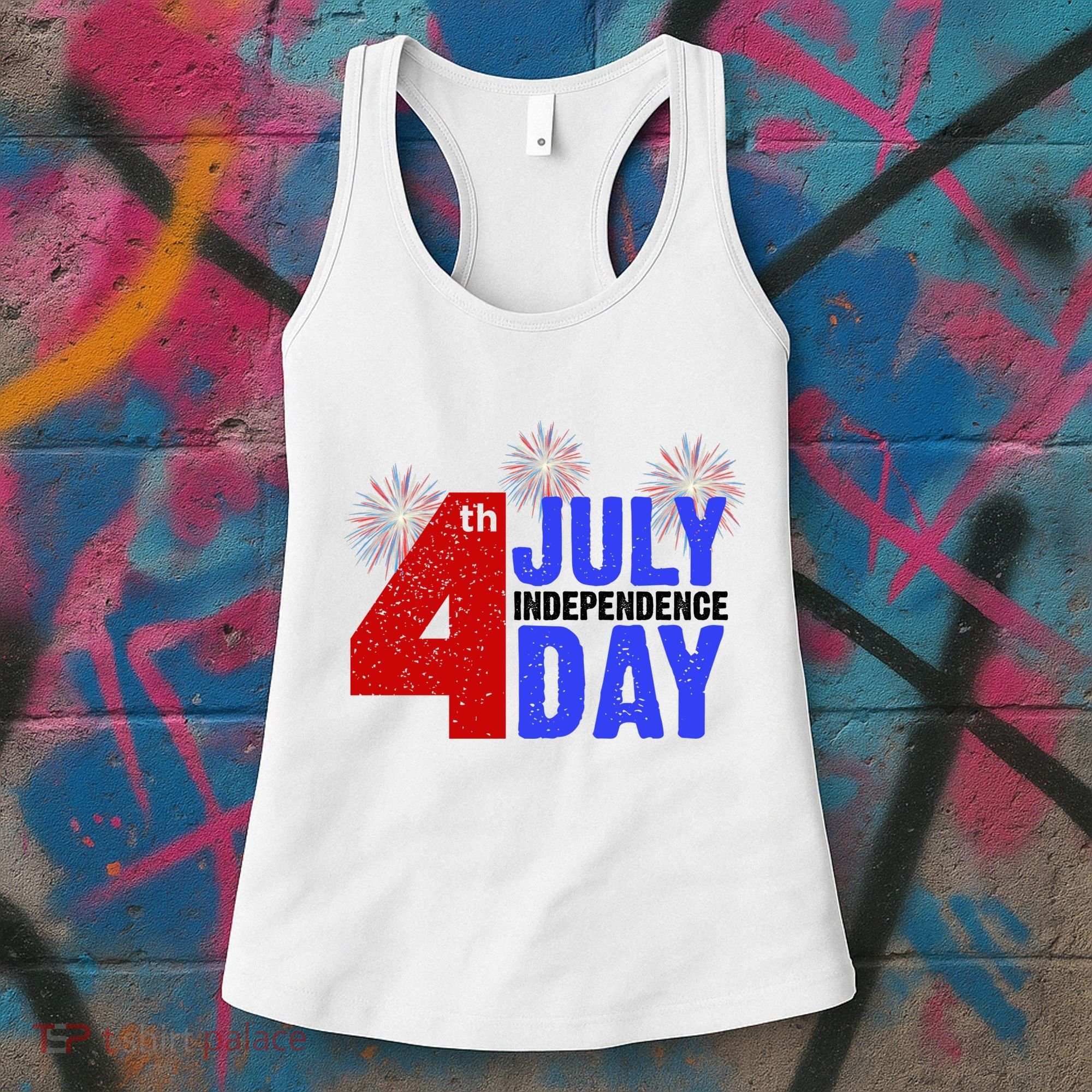 4th Of July Independence Day Fireworks Celebration Women's Tank Top