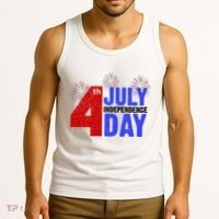 4th Of July Independence Day Fireworks Celebration Tank Top thumb 3