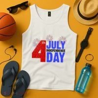 4th Of July Independence Day Fireworks Celebration Tank Top thumb 4