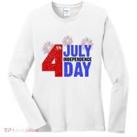 4th Of July Independence Day Fireworks Celebration Women's Long Sleeve Shirt thumb 0