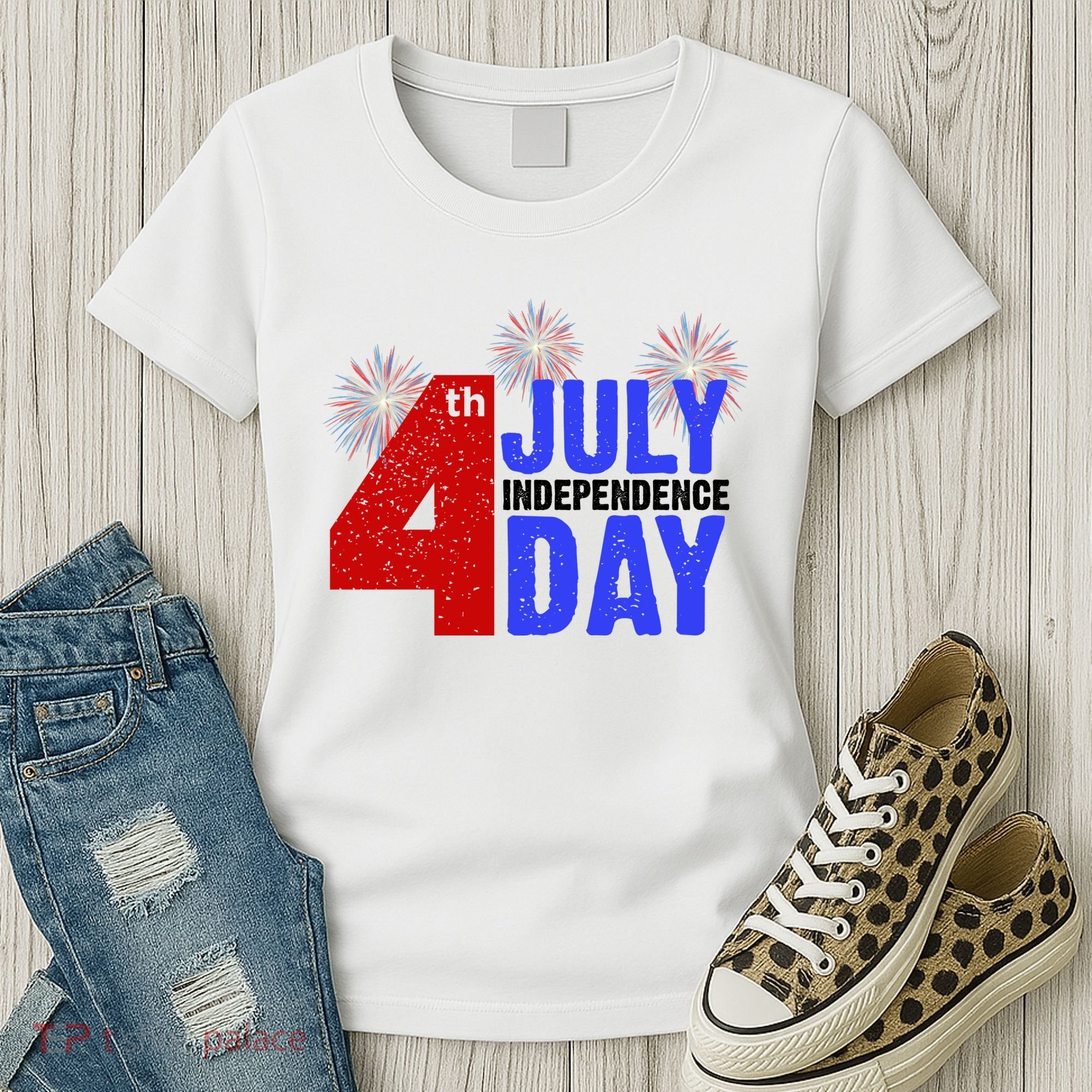 4th Of July Independence Day Fireworks Celebration Women's T-Shirt