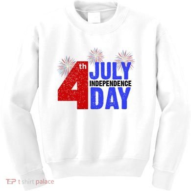 4th Of July Independence Day Fireworks Celebration Kids Sweatshirt