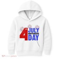 4th Of July Independence Day Fireworks Celebration Kids Hoodie thumb 0