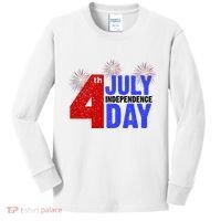 4th Of July Independence Day Fireworks Celebration Kids Long Sleeve Shirt thumb 0