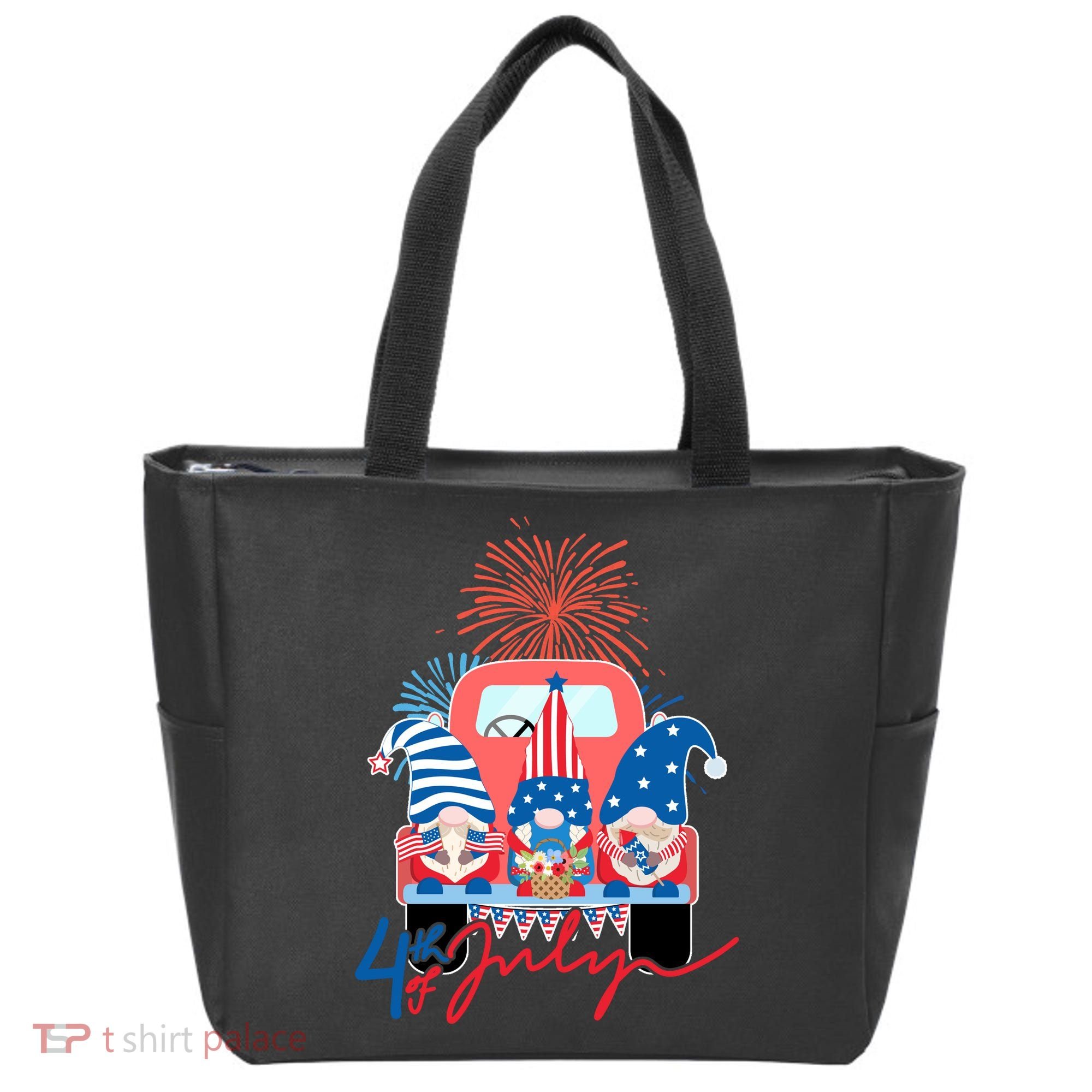 4th Of July Gnome Celebration Tote Bag