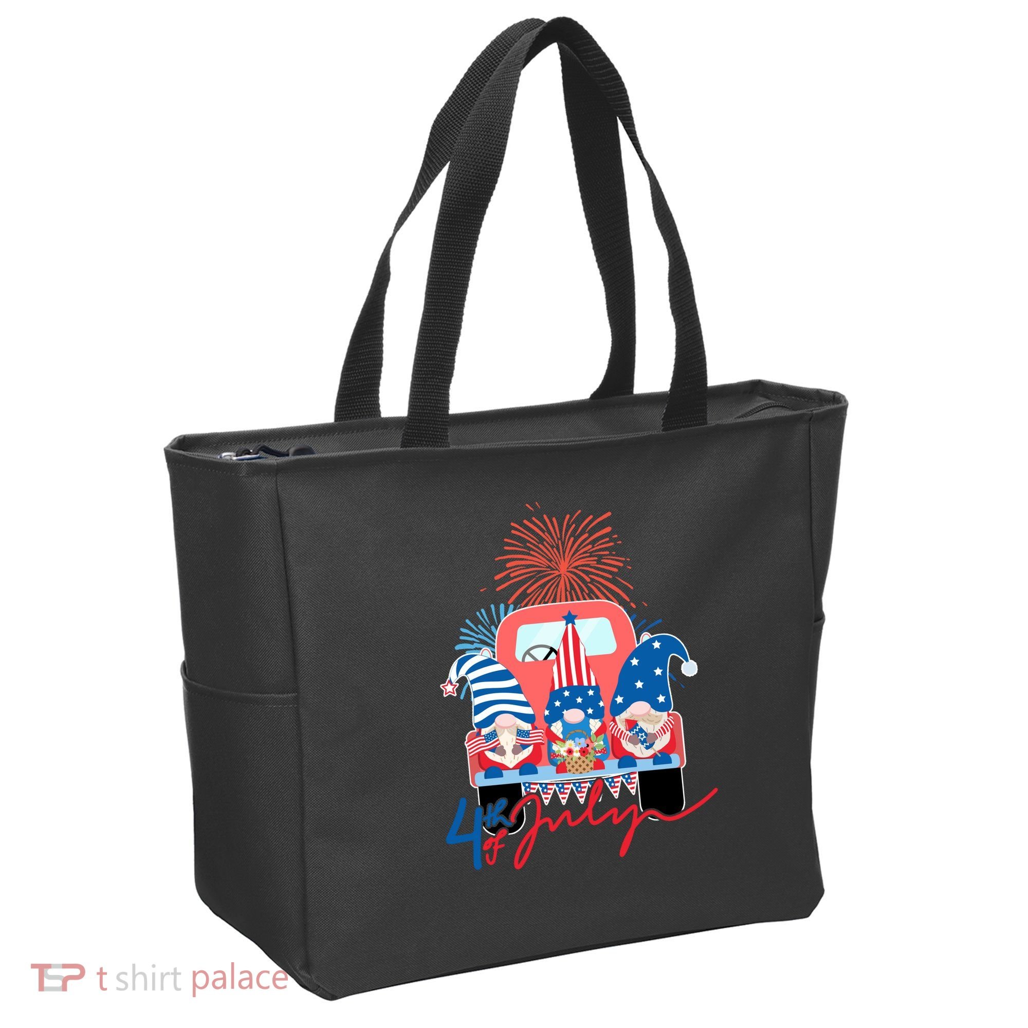 4th Of July Gnome Celebration Tote Bag