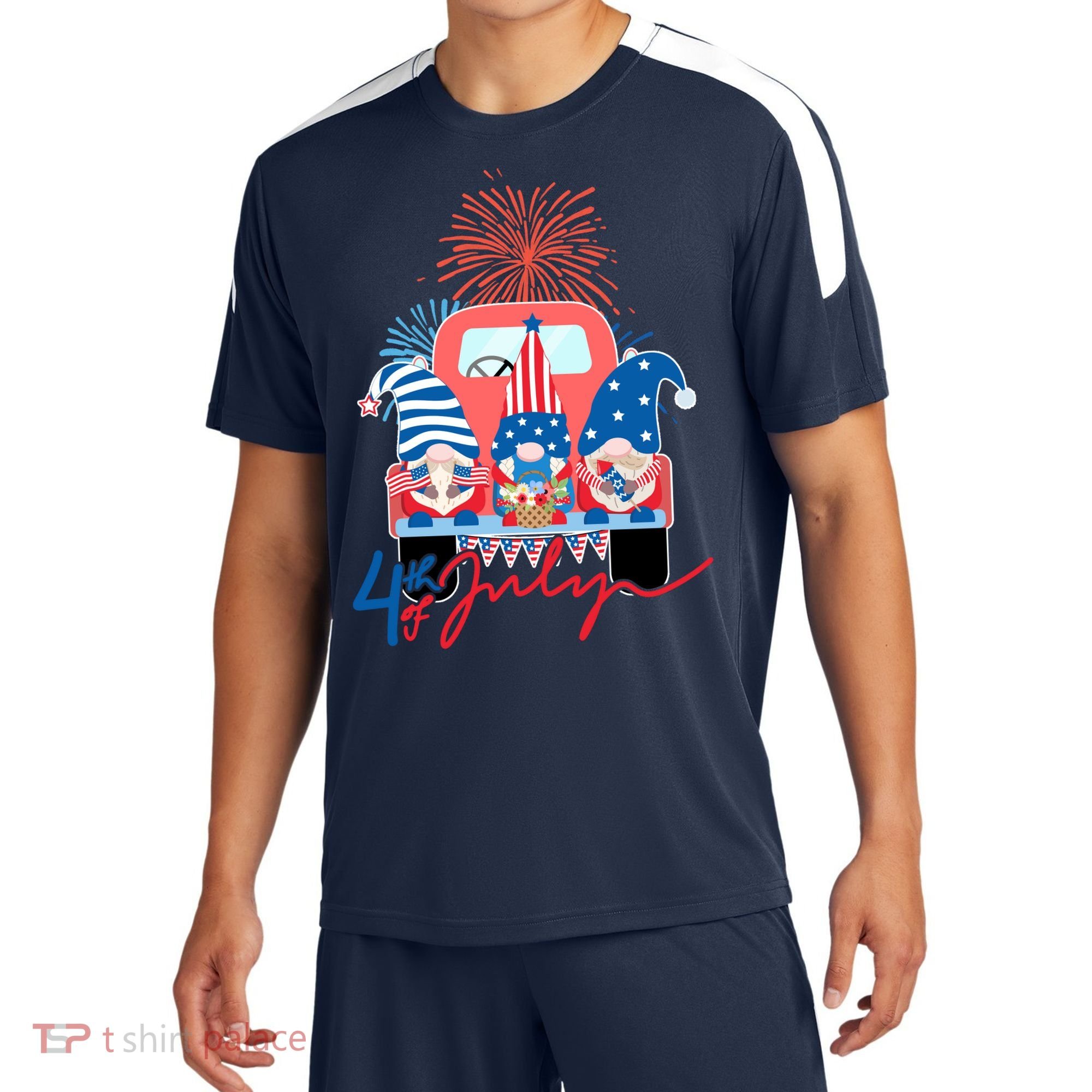 4th Of July Gnome Celebration Sport-Tek Competitor United Soccer Jersey