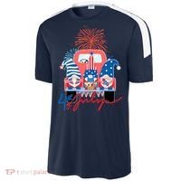 4th Of July Gnome Celebration Sport-Tek Competitor United Soccer Jersey thumb 2