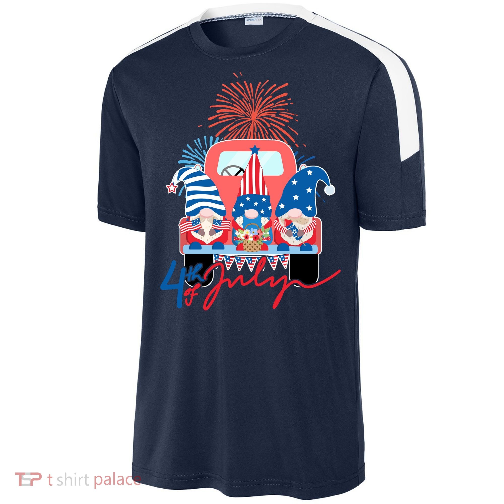 4th Of July Gnome Celebration Sport-Tek Competitor United Soccer Jersey