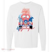 4th Of July Gnome Celebration Comfort Colors Heavyweight Long Sleeve T-Shirt thumb 0