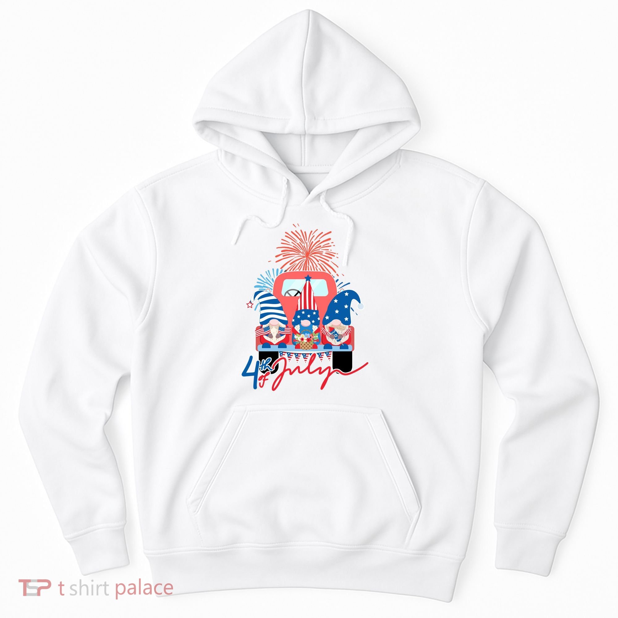 4th Of July Gnome Celebration Hoodie