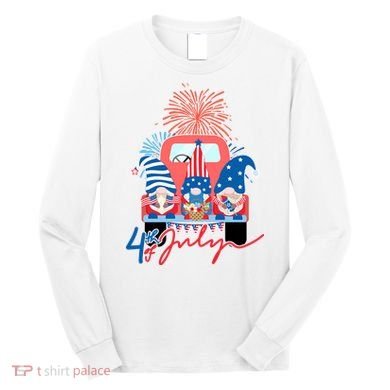 4th Of July Gnome Celebration Long Sleeve Shirt