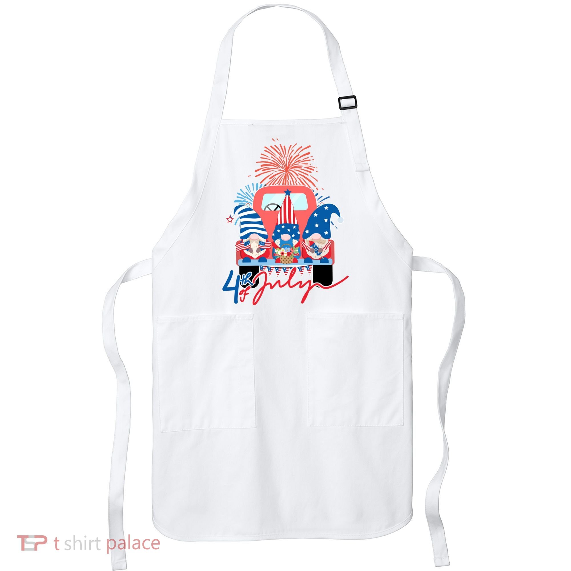 4th Of July Gnome Celebration Apron