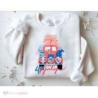 4th Of July Gnome Celebration Sweatshirt thumb 2