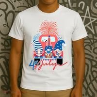 4th Of July Gnome Celebration T-Shirt thumb 3
