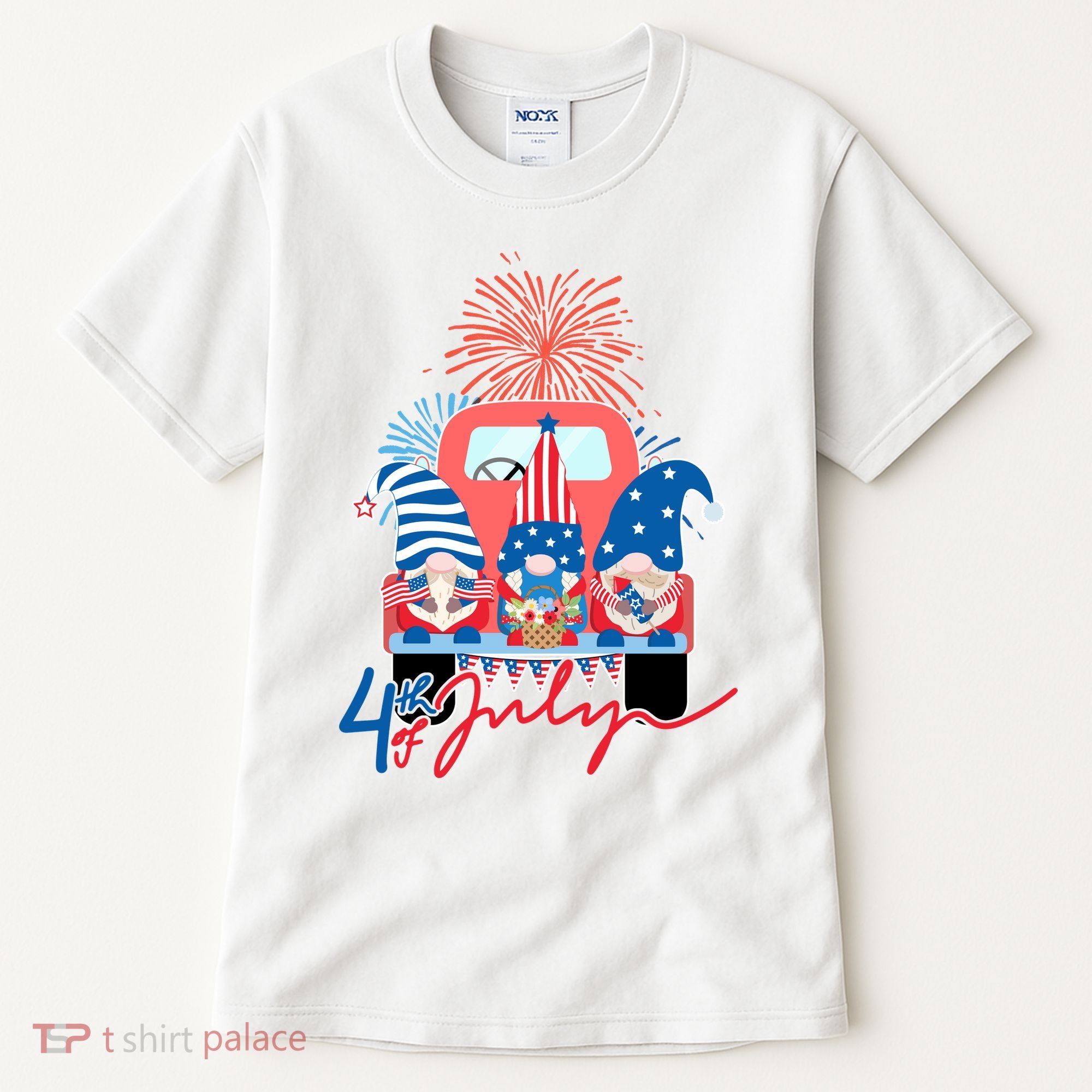 4th Of July Gnome Celebration Tall T-Shirt
