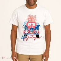 4th Of July Gnome Celebration Tall T-Shirt thumb 2