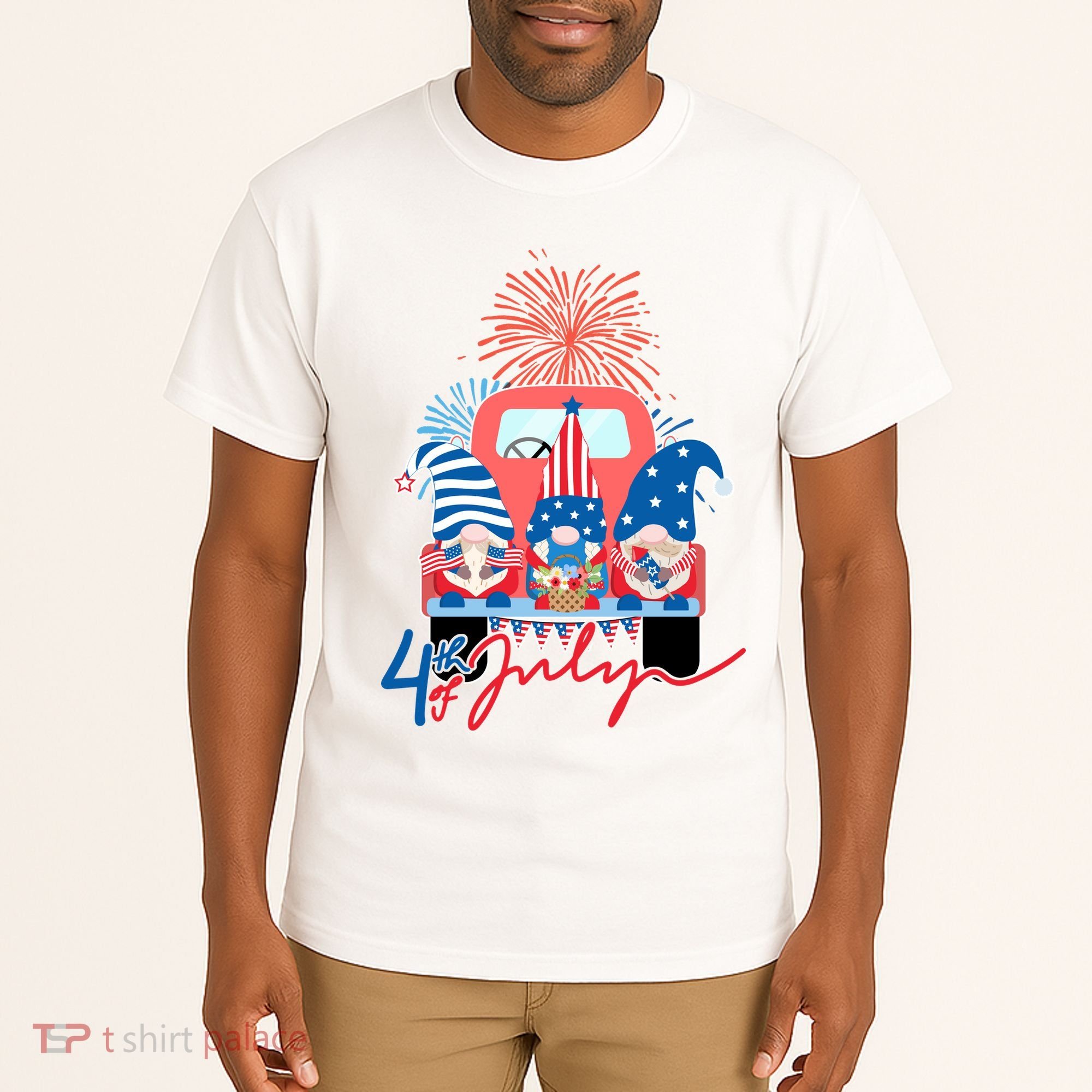 4th Of July Gnome Celebration Tall T-Shirt