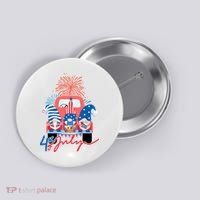 4th Of July Gnome Celebration Button thumb 0