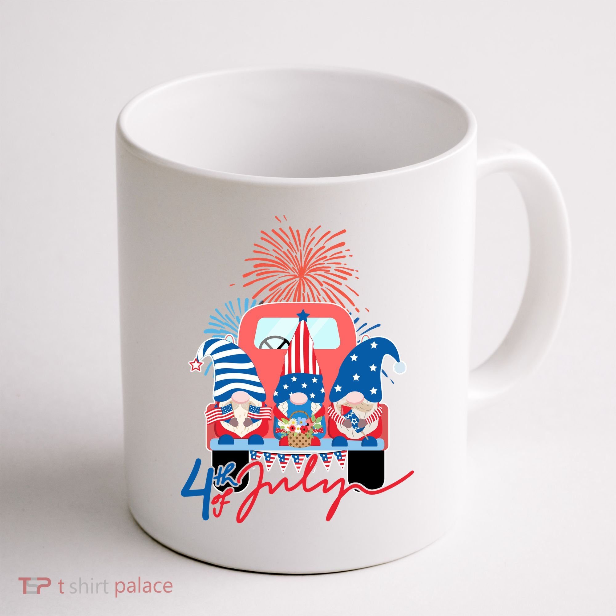 4th Of July Gnome Celebration Coffee Mug