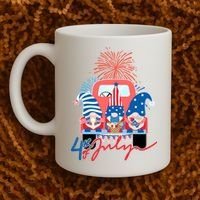 4th Of July Gnome Celebration Coffee Mug thumb 2