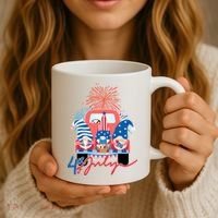 4th Of July Gnome Celebration Coffee Mug thumb 3
