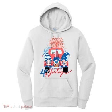 4th Of July Gnome Celebration Women's Hoodie