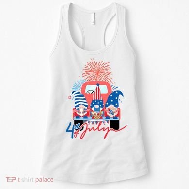 4th Of July Gnome Celebration Women's Tank Top