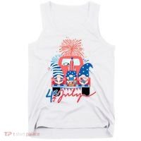4th Of July Gnome Celebration Tank Top thumb 0