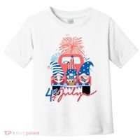 4th Of July Gnome Celebration Toddler T-Shirt thumb 0