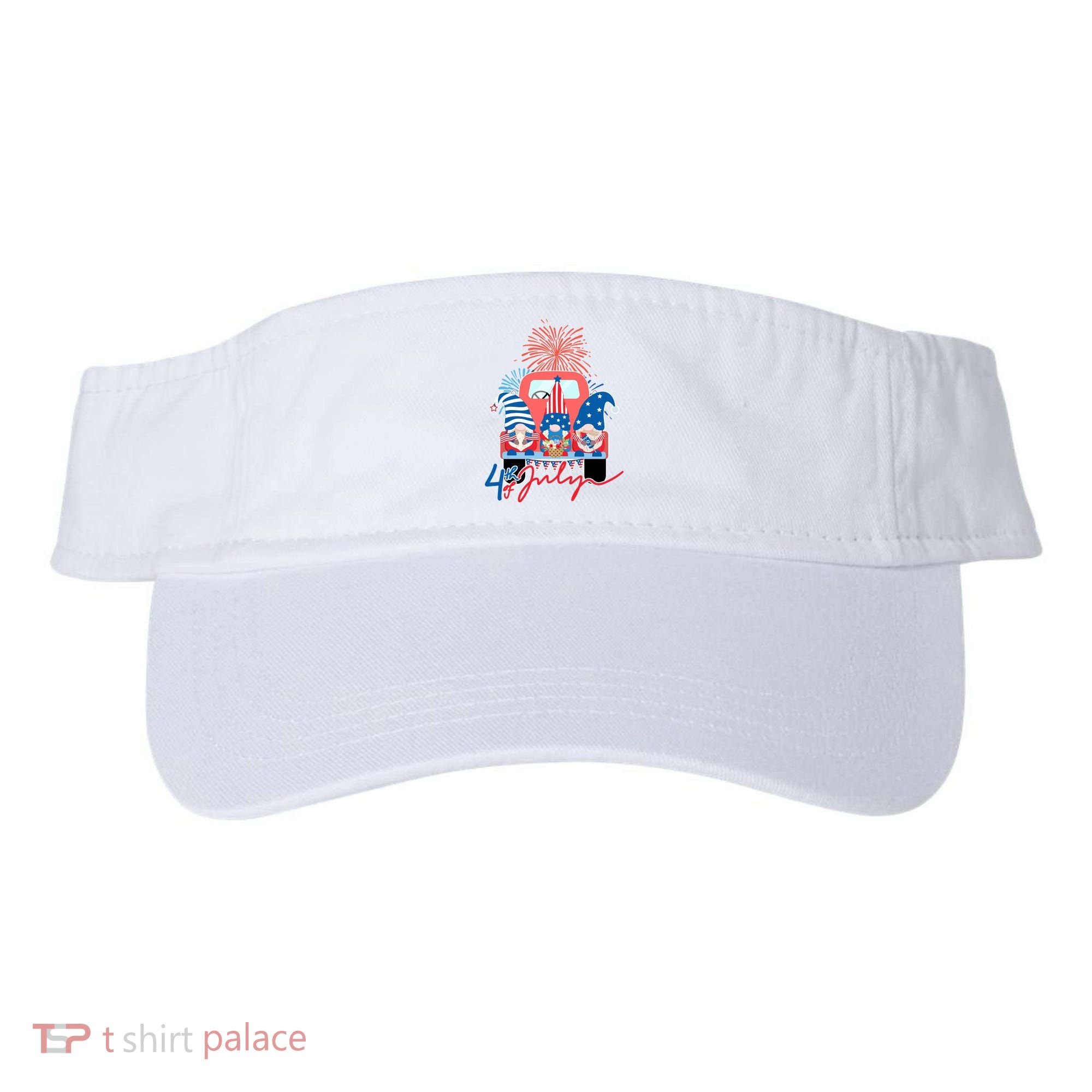 4th Of July Gnome Celebration Visor
